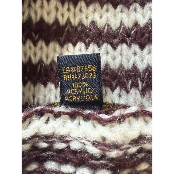 Another Story Striped Round Neck Long Sleeve Pullover Sweater Women's Sz M - Picture 8 of 8